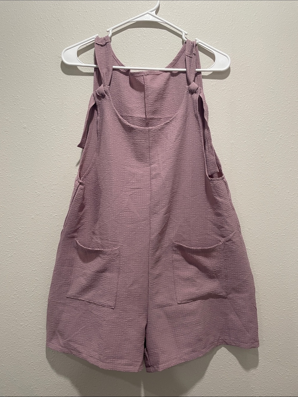 Lilac overalls
